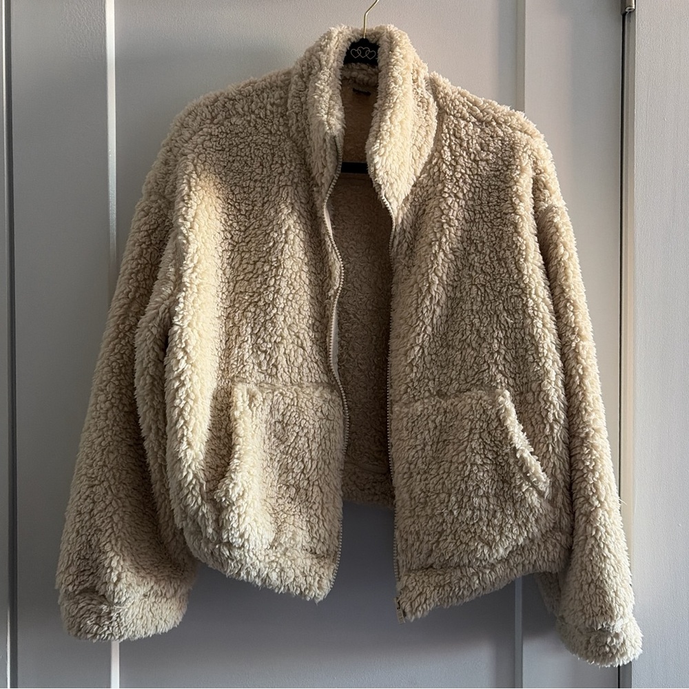 Cozy Cream Sherpa Jacket
